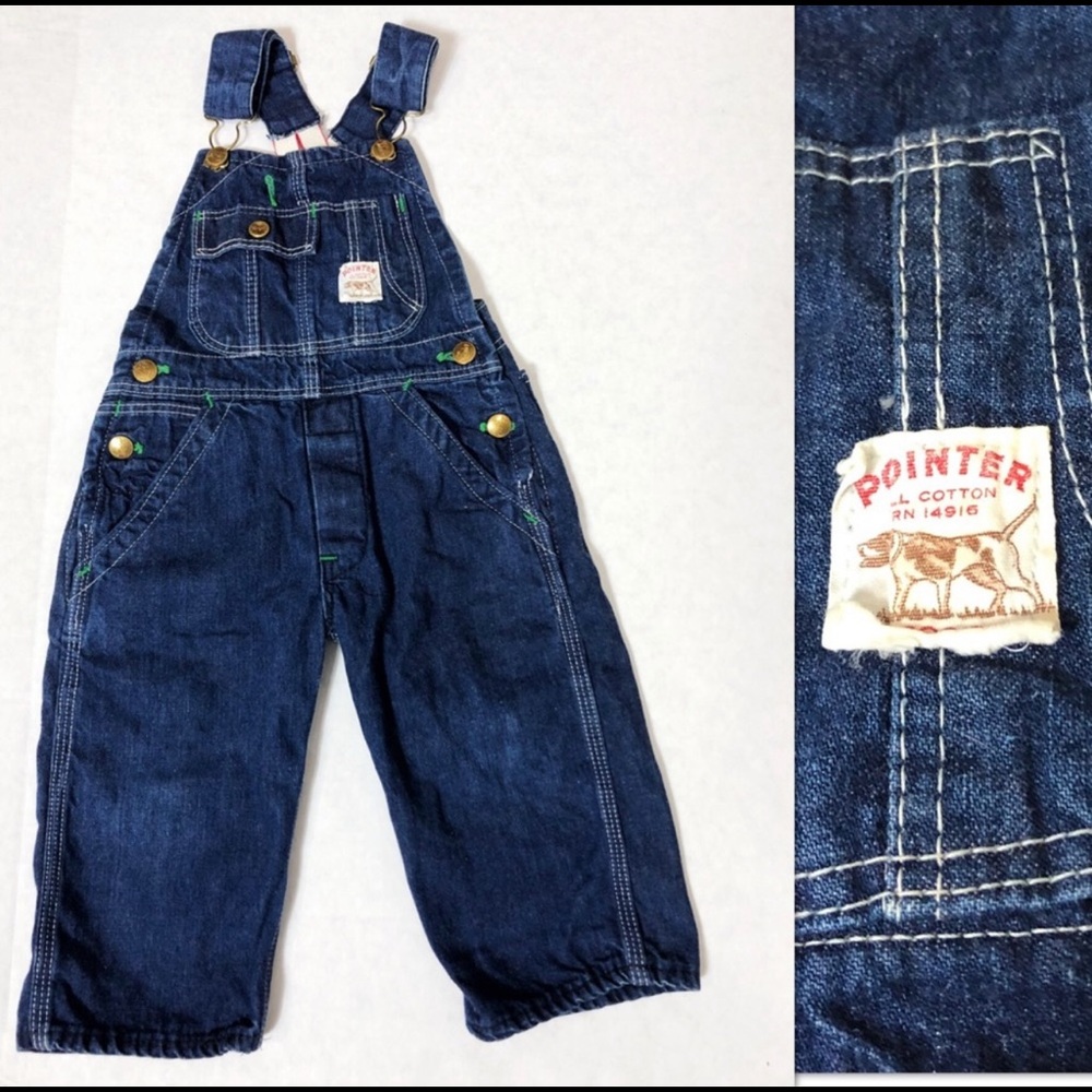 Pointer  vintage Denim Overalls